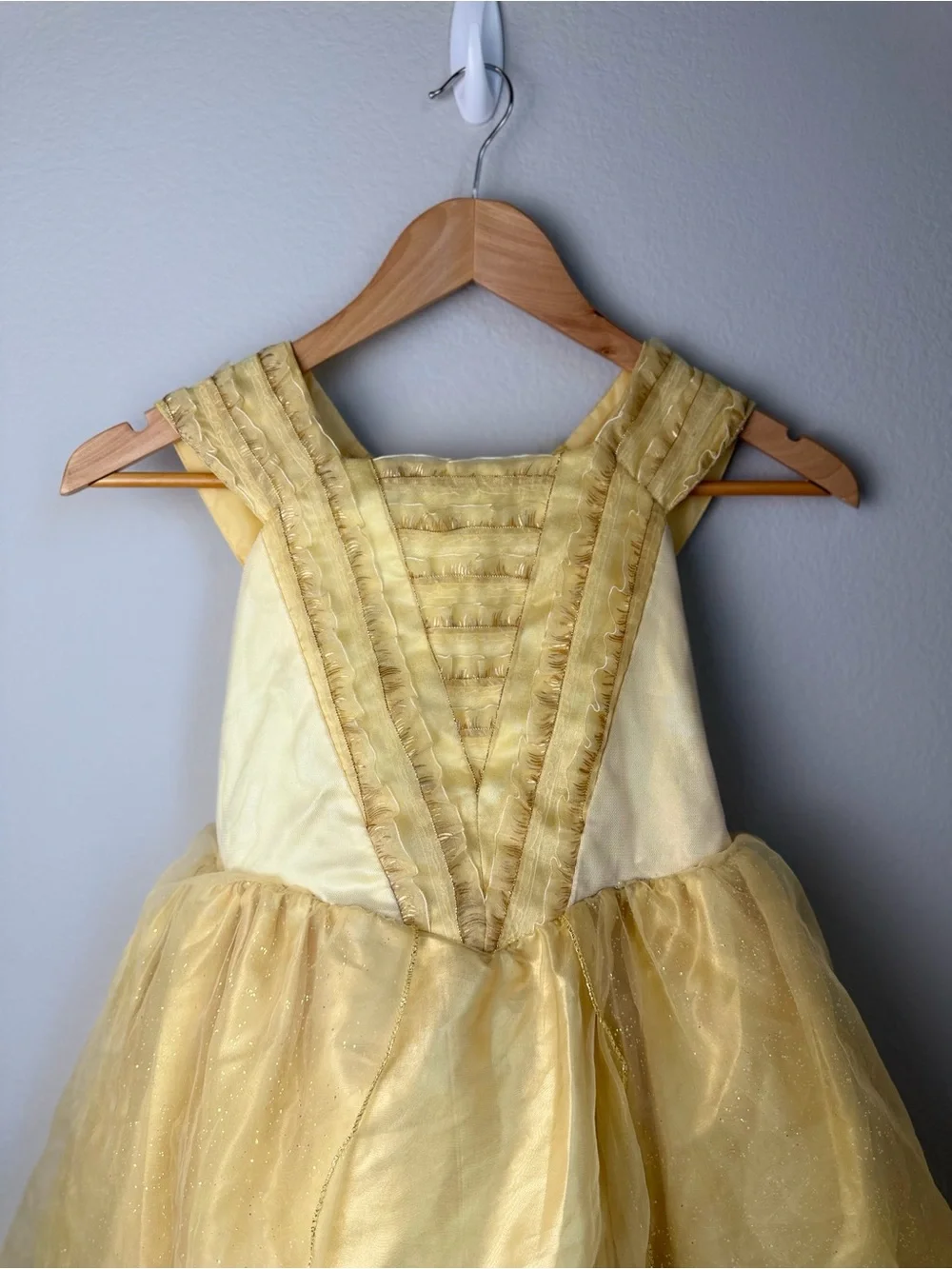 Yellow Princess Belle Tulle Costume Dress for Kids